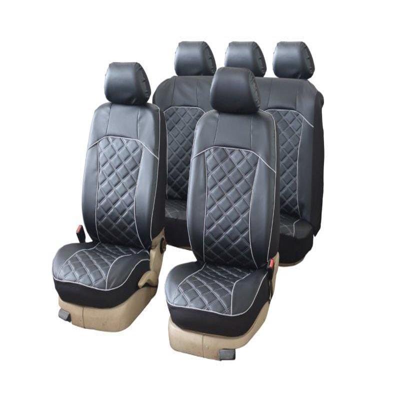 PU Car Seat Cover Set 9-Piece 10mm Foam (SA496)