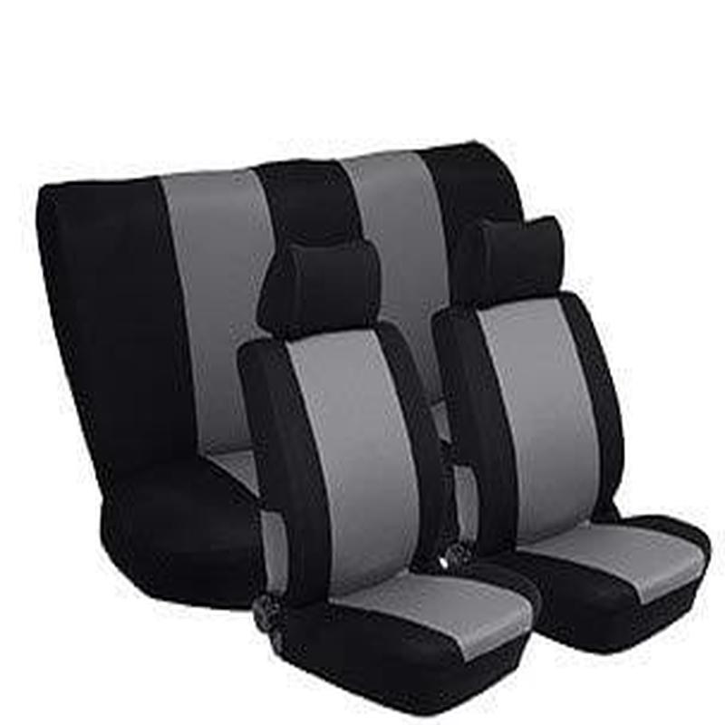 Sprinter Car Seat Cover Set 6-Piece Black/Grey (SA162)