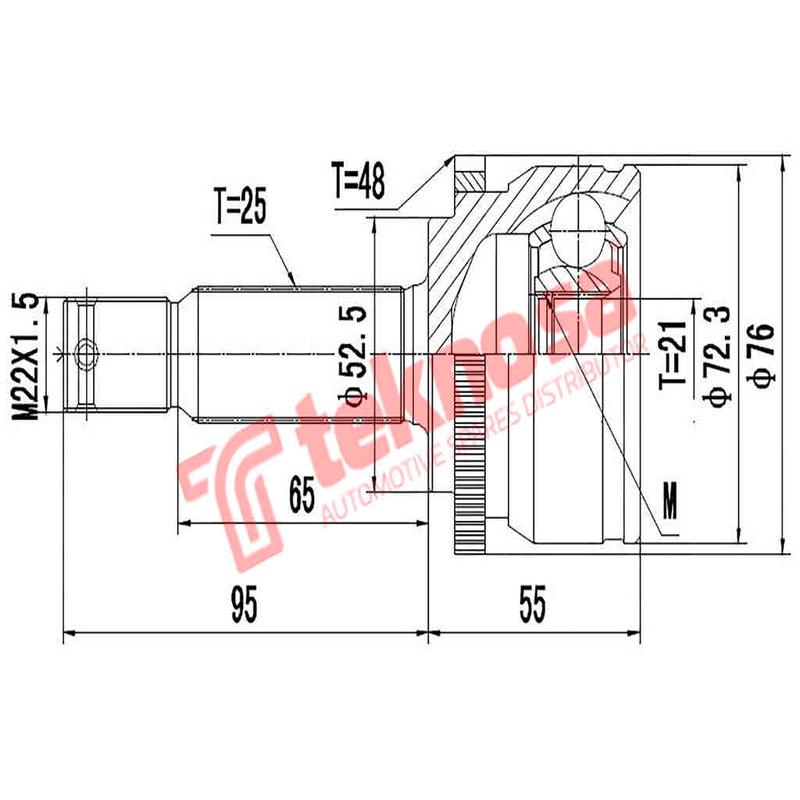 Outer Cv Joint Hyundai i20 2008-2014 1.2 CVVT MK I (HY3009A)