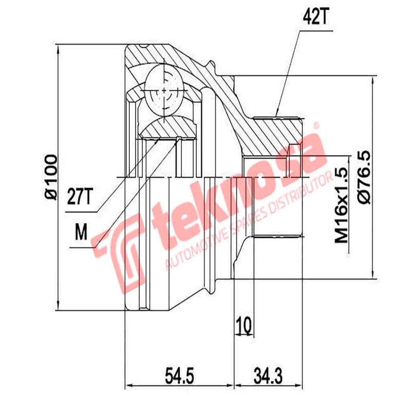 Outer Cv Joint Audi A4 B8 2007-2015 A5 2007-2020 A6 C7 2010-2018 Ad3002