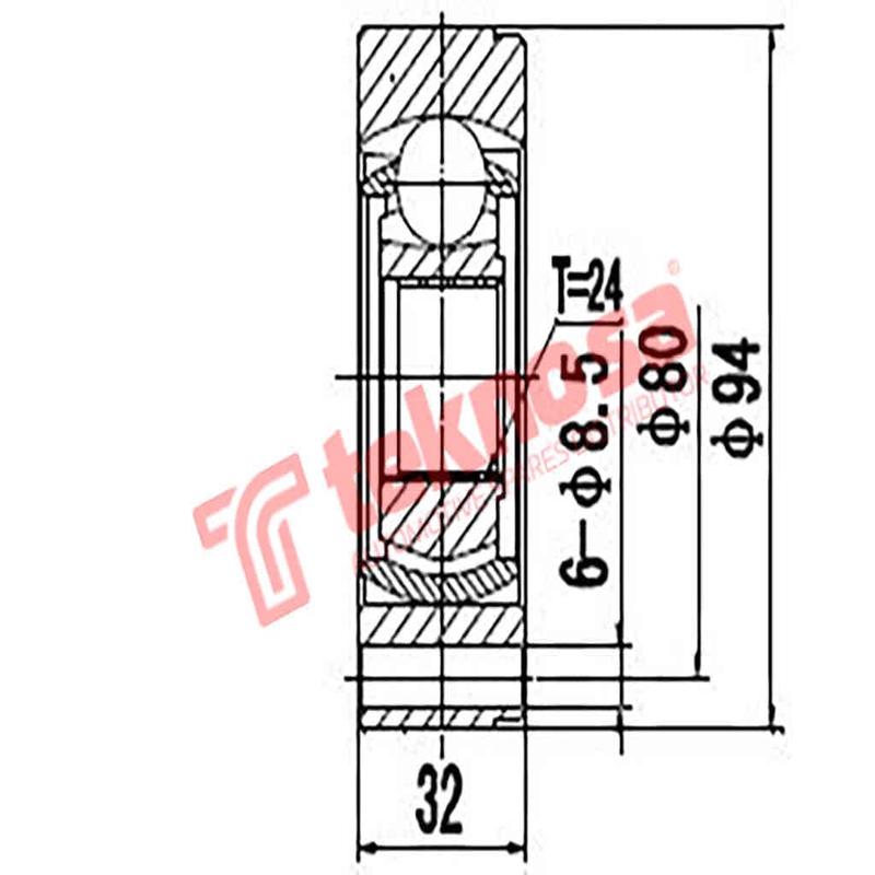 Inner Cv Joint Alfa Giulietta 2.0 1976- Af6610