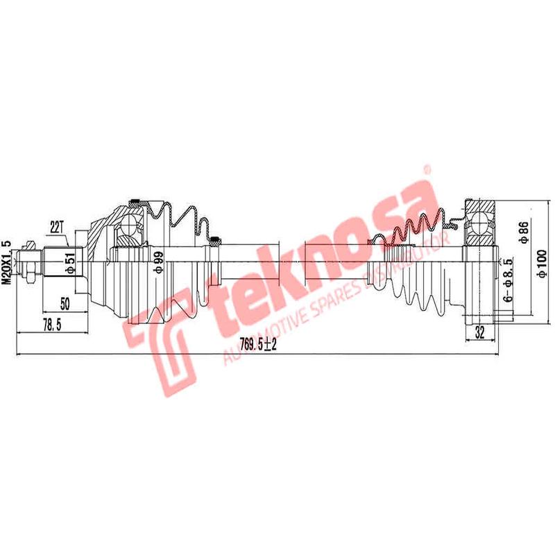 Vw Glf/Jetta2 1.8 Polo 1.8 Rh Vw Jetta 2 1983- Dvw131