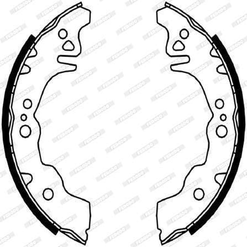 Brake Shoes Daihatsu Materia 1.5,Sirion 1.3,1.5
