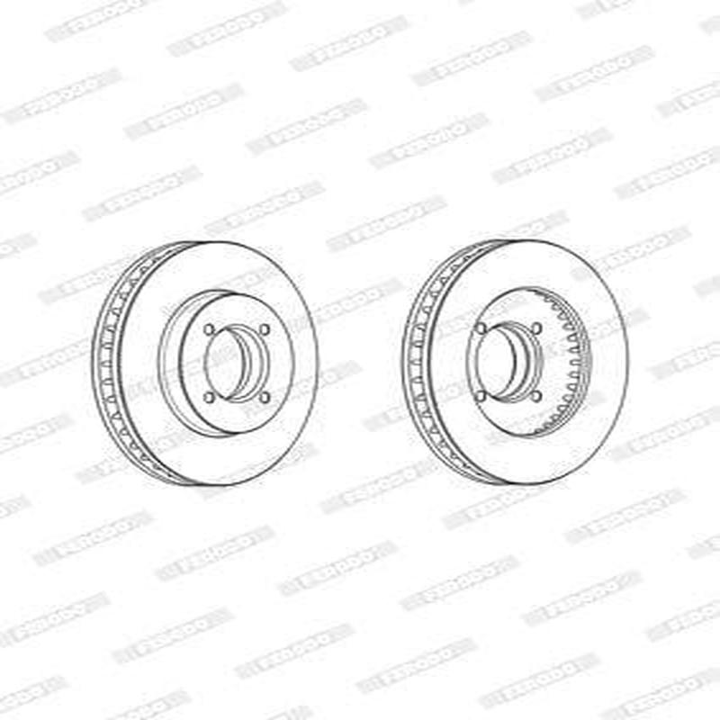 Brake Disc Vented Front Toyota Condor 4X2 (Single)