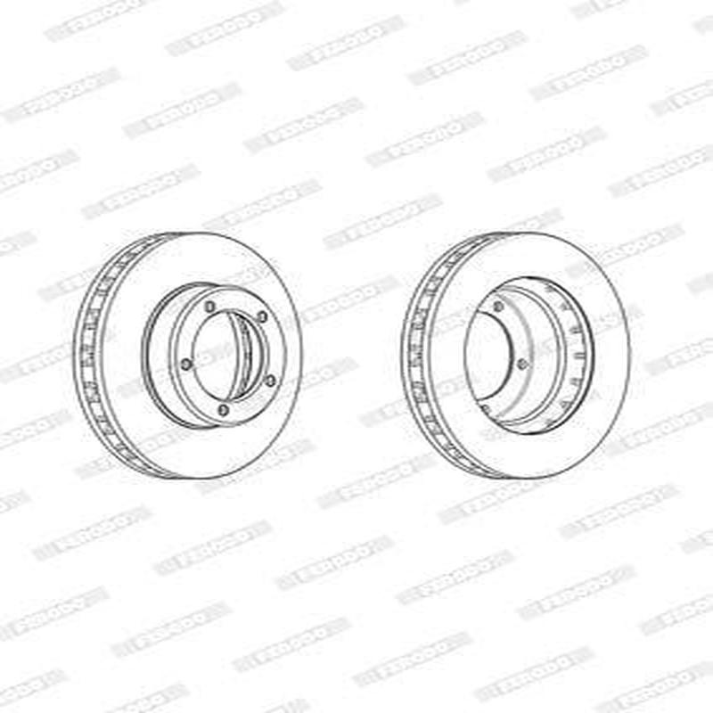 Brake Disc Front Toyota Land Cruiser 70 (Single)