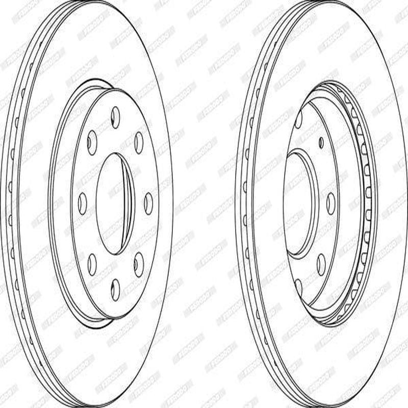 Brake Disc Vented Front Chev Aveo/ Spark (Single)
