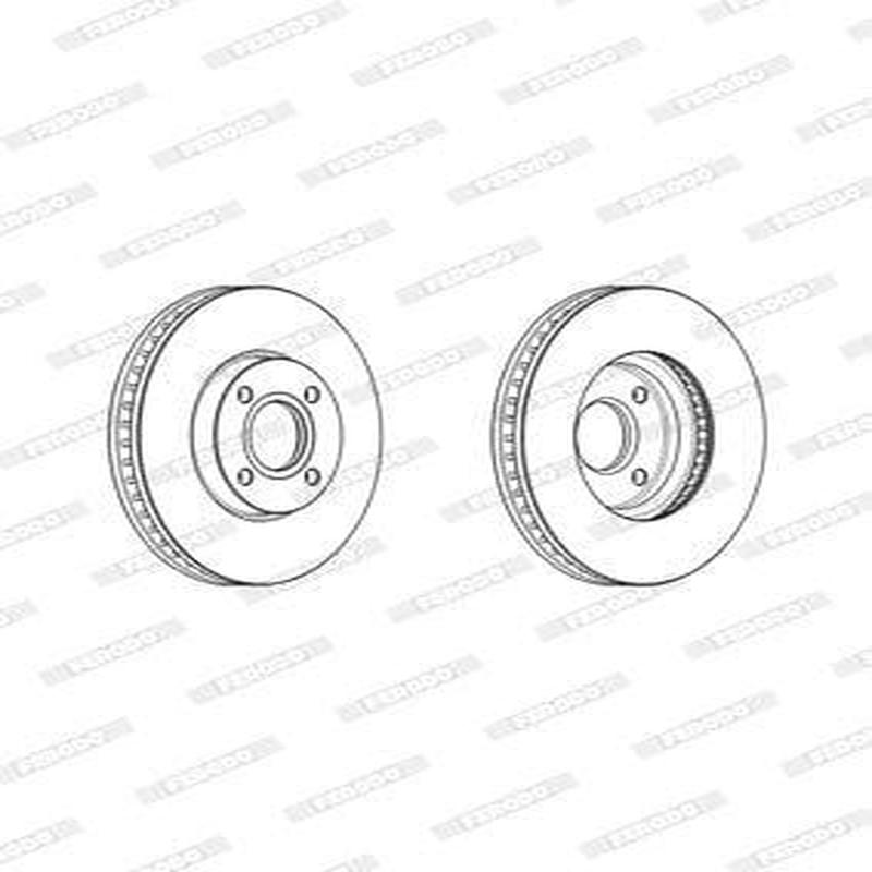 Brake Disc Vented Front Ford Ecosport (Single)