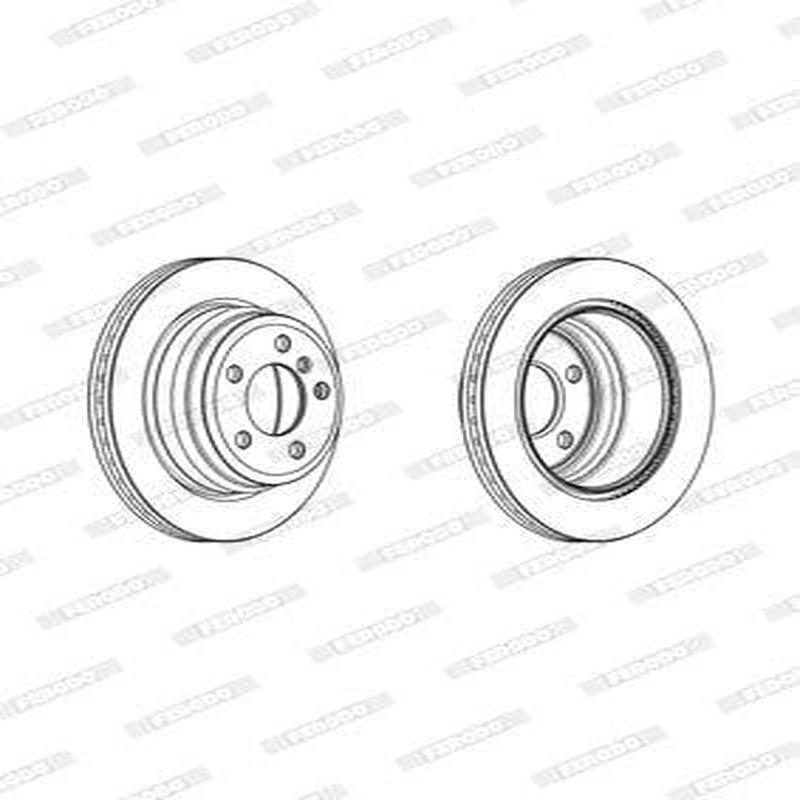 Brake Disc Vented Rear Bmw F30/ F35/ F80/ F34 (Single)