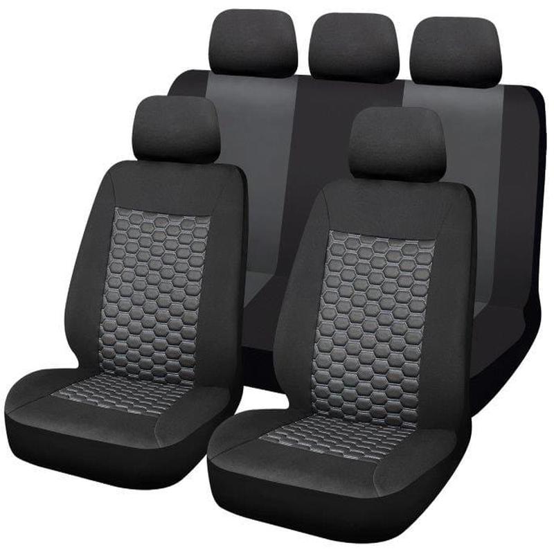 Monsanto Car Seat Cover Set 11-Piece Grey (SA99)