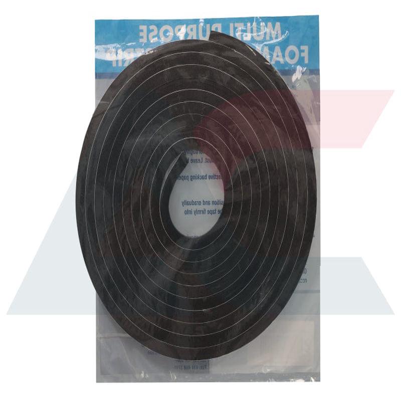 Weather Sealing Foam Strip 10mm x 15mm x 5m Rubber Shim (WS1015)