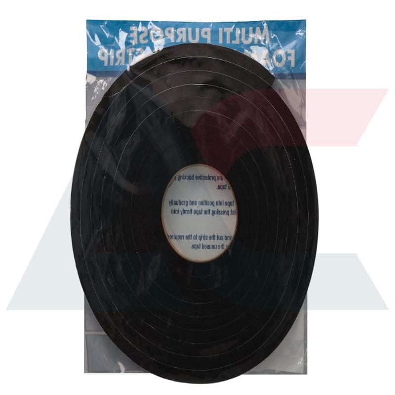 Weather Sealing Foam Strip 10mm x 20mm x 5m Rubber Shim (WS1020)