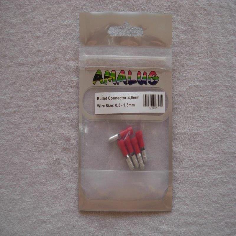 Red Male Pack 5 Terminal (EL0007)