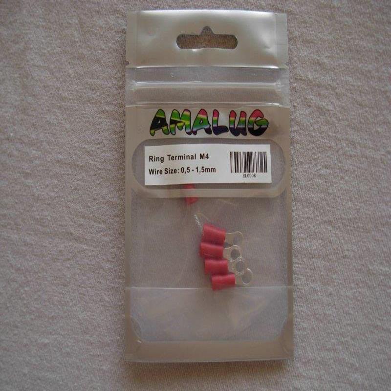 Red Ring Pack 5 Terminal (EL0008)