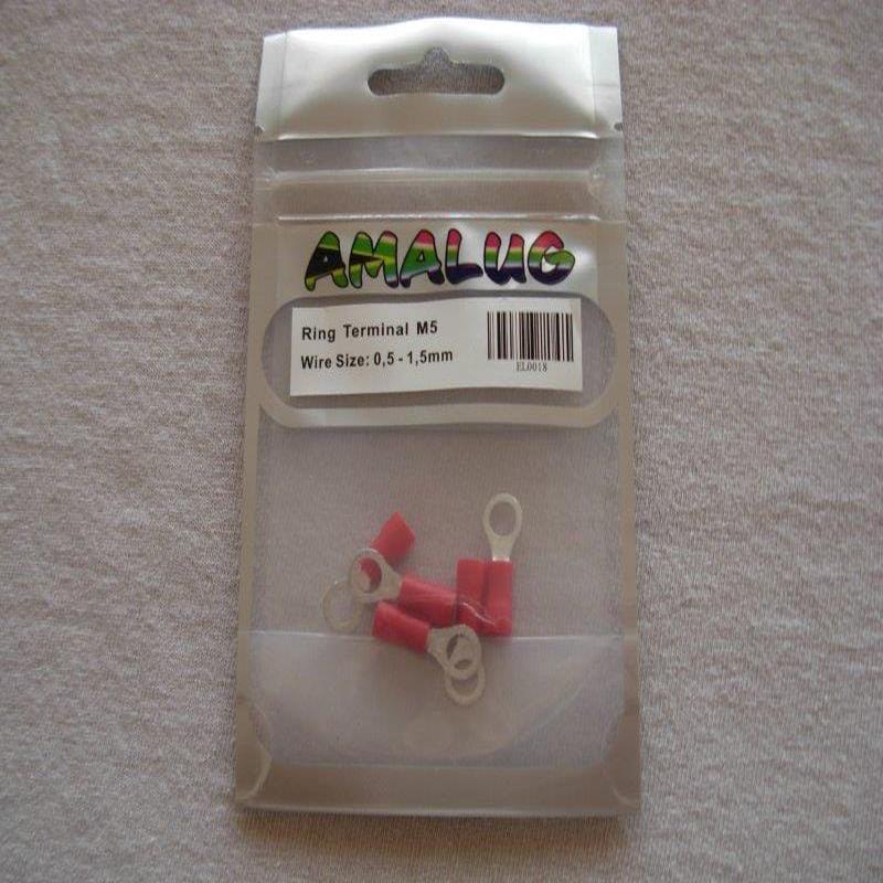 Red Ring Pack 5 Terminal (EL0018)