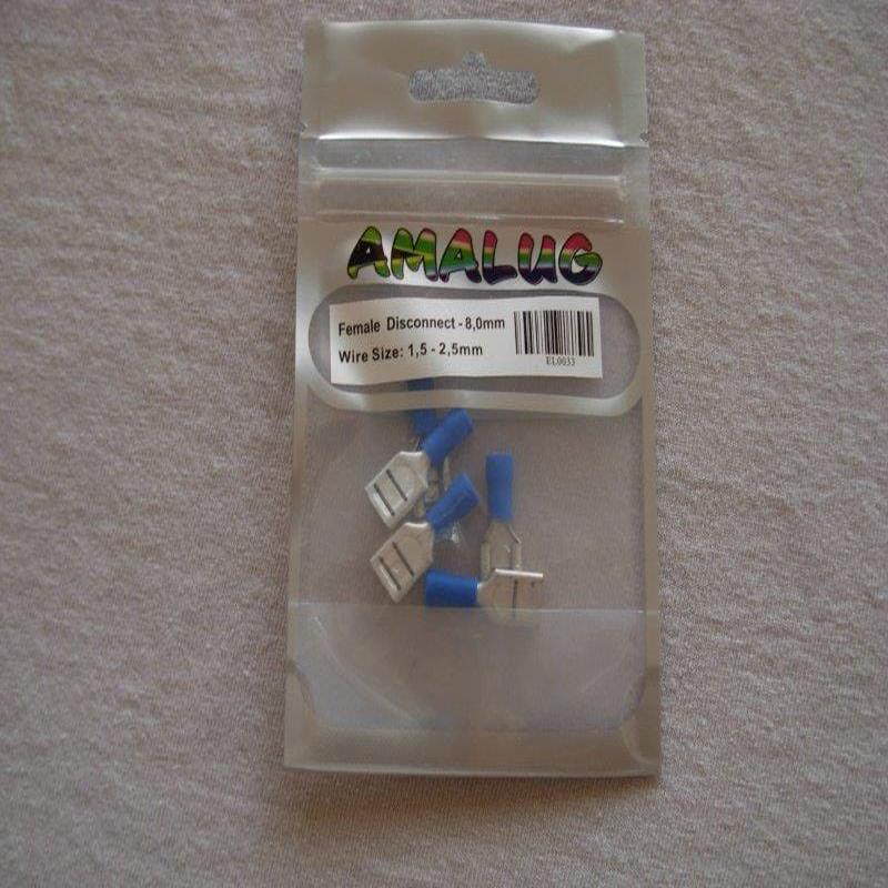 Blue Female Pack 5 Terminal (EL0033)