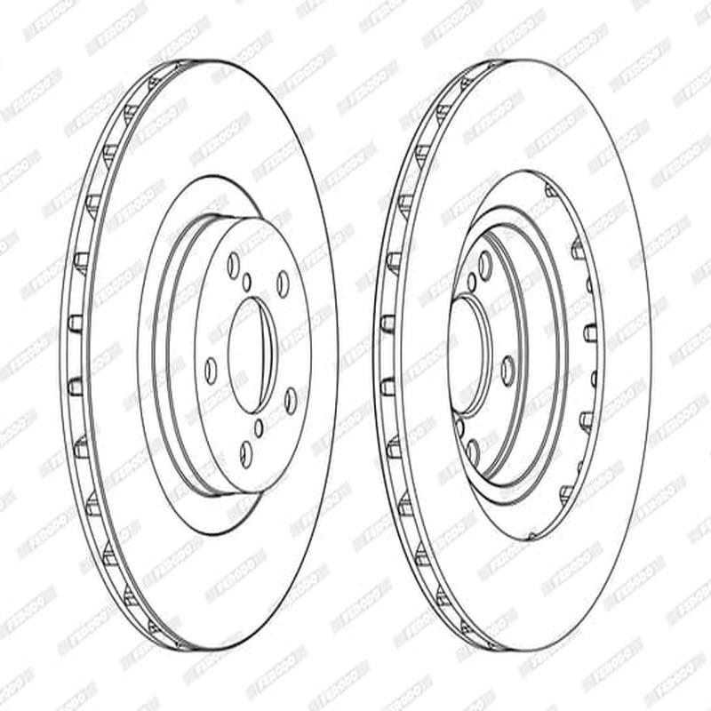 Brake Disc (Pair) Subaru WRX (Various) - Front (Set) 293MM