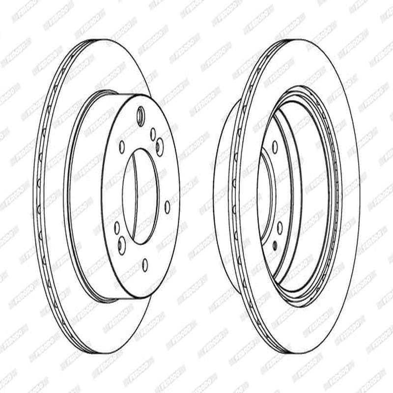 Brake Disc Rear Kia Sorento I (Single)