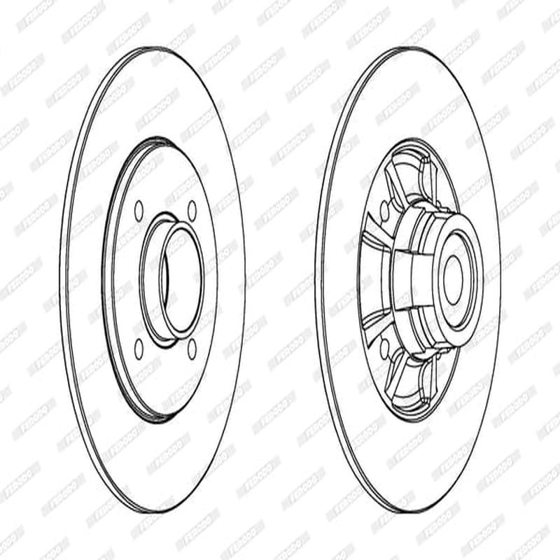 Brake Disc Rear Renault Clio Ii (Single)