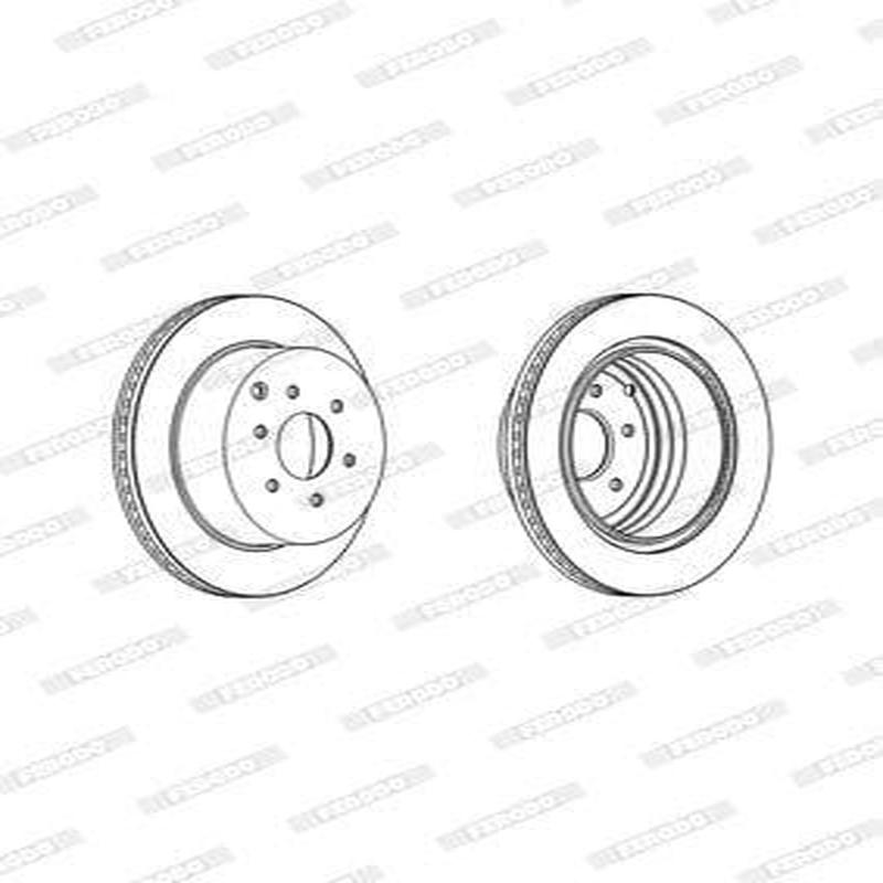 Brake Disc Vented Front Nissan Pathfinder 2.5Dci/ (Single)