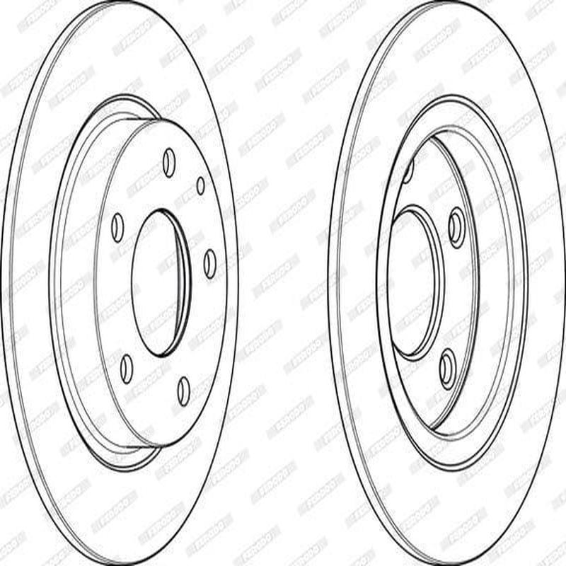 Brake Disc Rear Mazda 3 (Single)