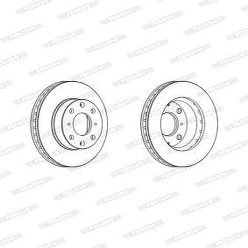 Brake Disc Vented Front Honda Jazz (Single)