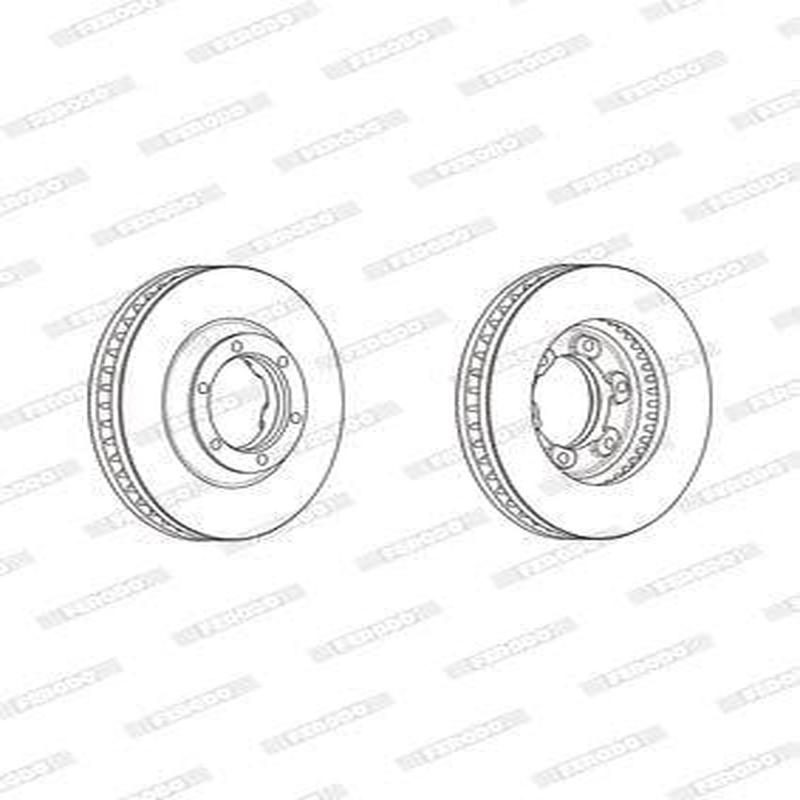 Brake Disc Vented Front Isuzu Kb 2.4 2007 (Single)