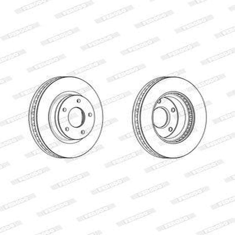Brake Disc Vented Front Nissan Juke (Single)