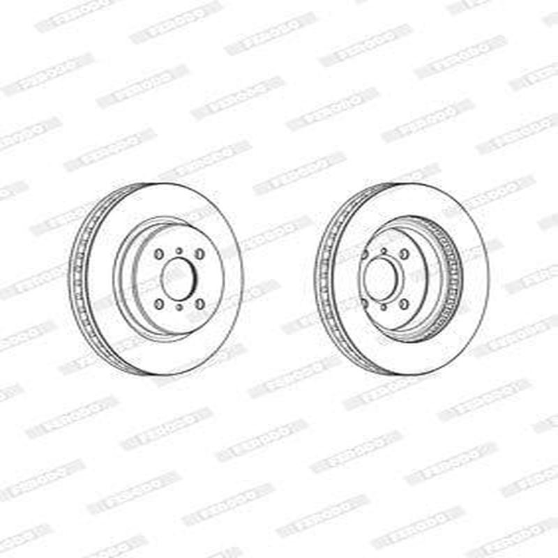 Brake Disc Vented Front Suzuki Swift (Single)
