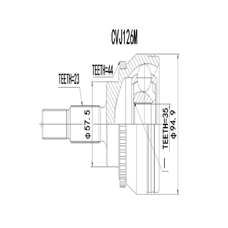 Outer Cv Joint Renault Megane,Scenic 1999-2004