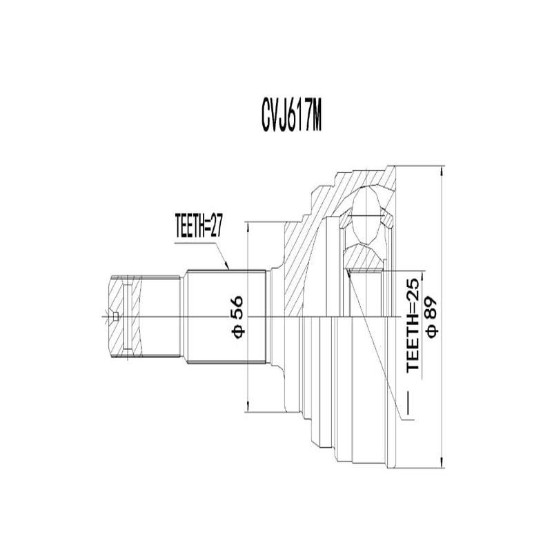 Outer Cv Joint Nissan Maxima 300Se V6 1991-1996