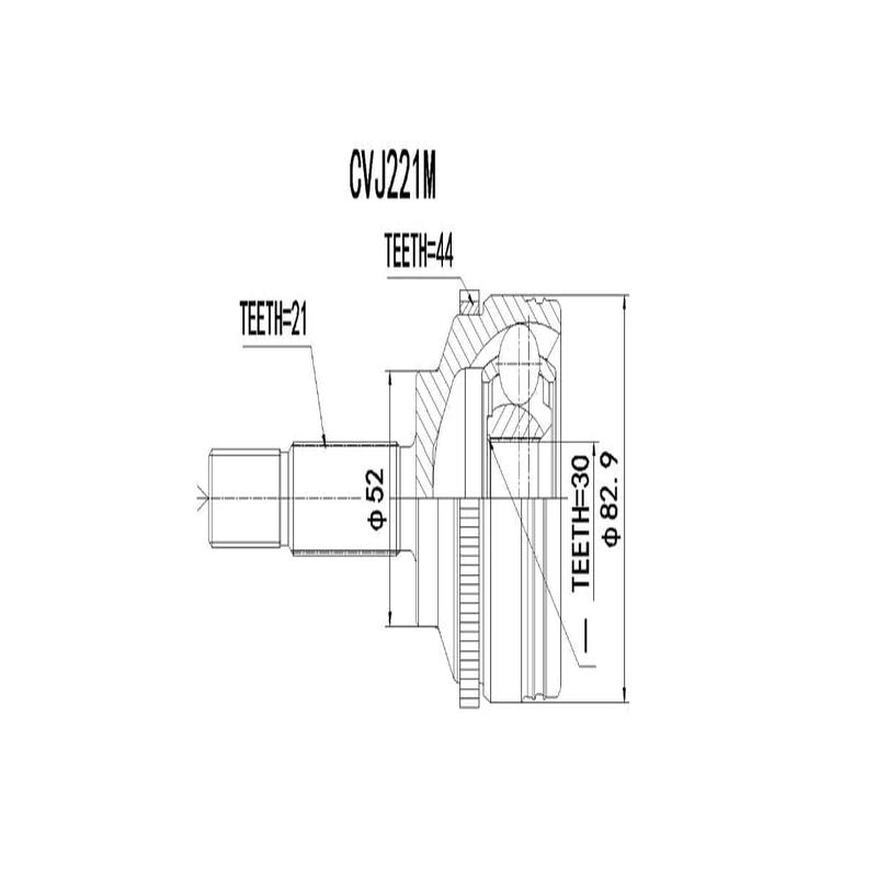Outer Cv Joint Renault Scenic 1.4 2000-2004