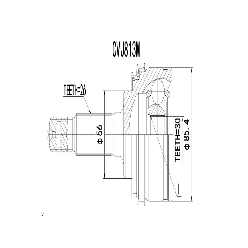Outer Cv Joint Toyota Corolla 1.6 Rsi,Rxi 1997-2002