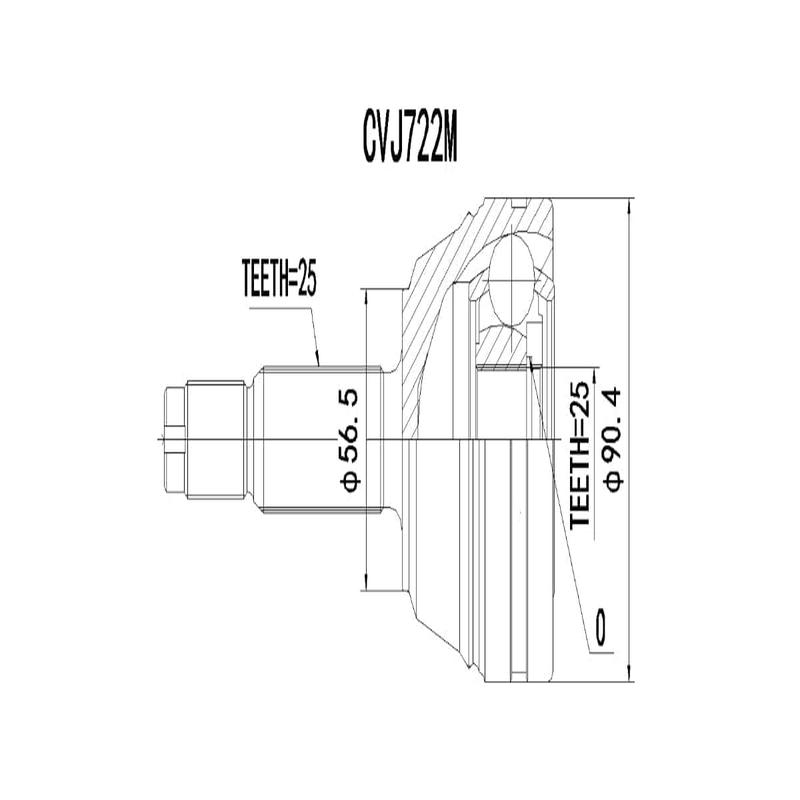 Outer Cv Joint Ford Escort 1800I 1997-1998