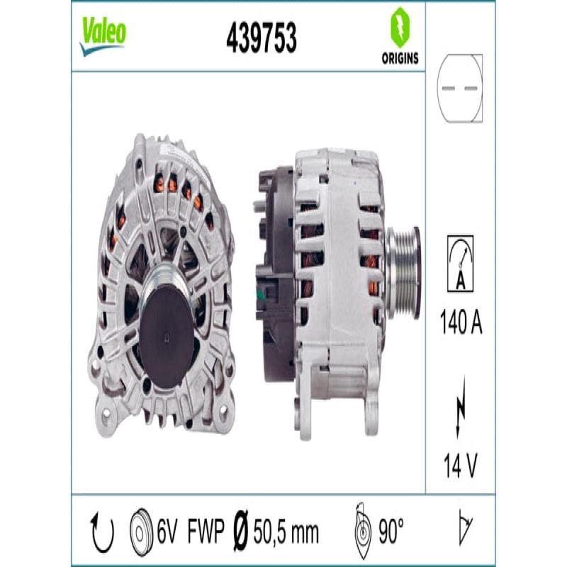 Alternator Vw Amarok,Crafter Cdba,Cdca,Ckub 2011-> 12V