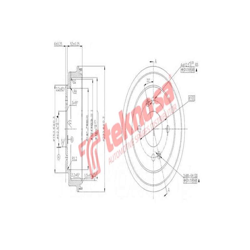 Brake Drum Kia Picanto 1.1 04