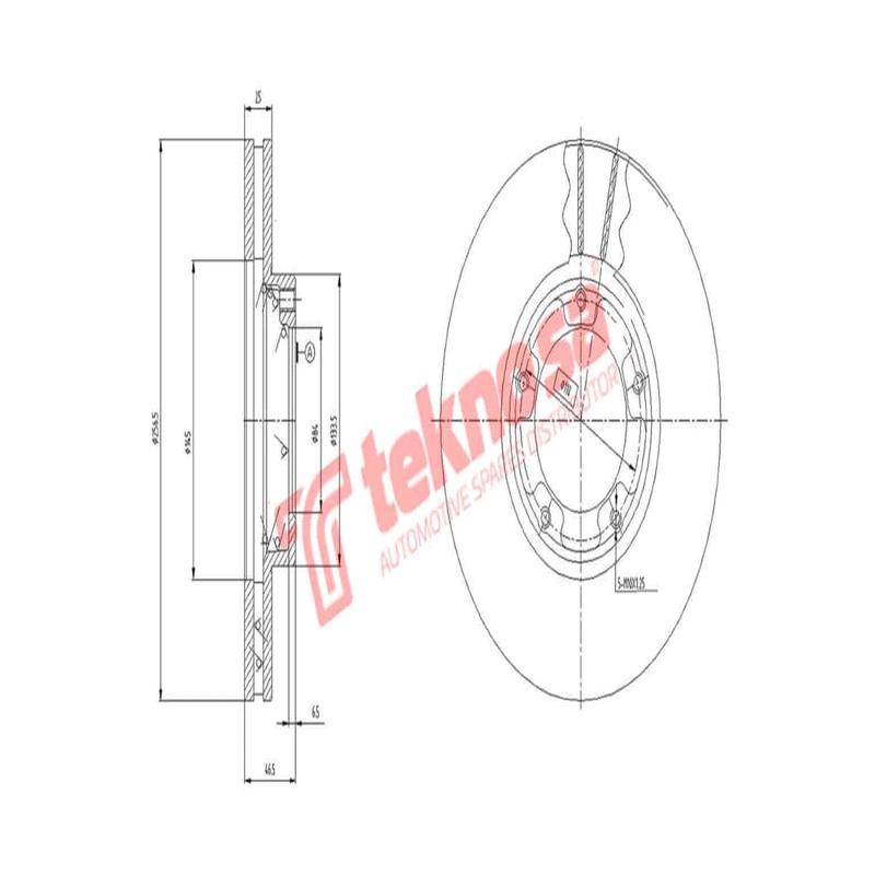 Brake Disc Cam Inyathi 2.2 (Front Vented)