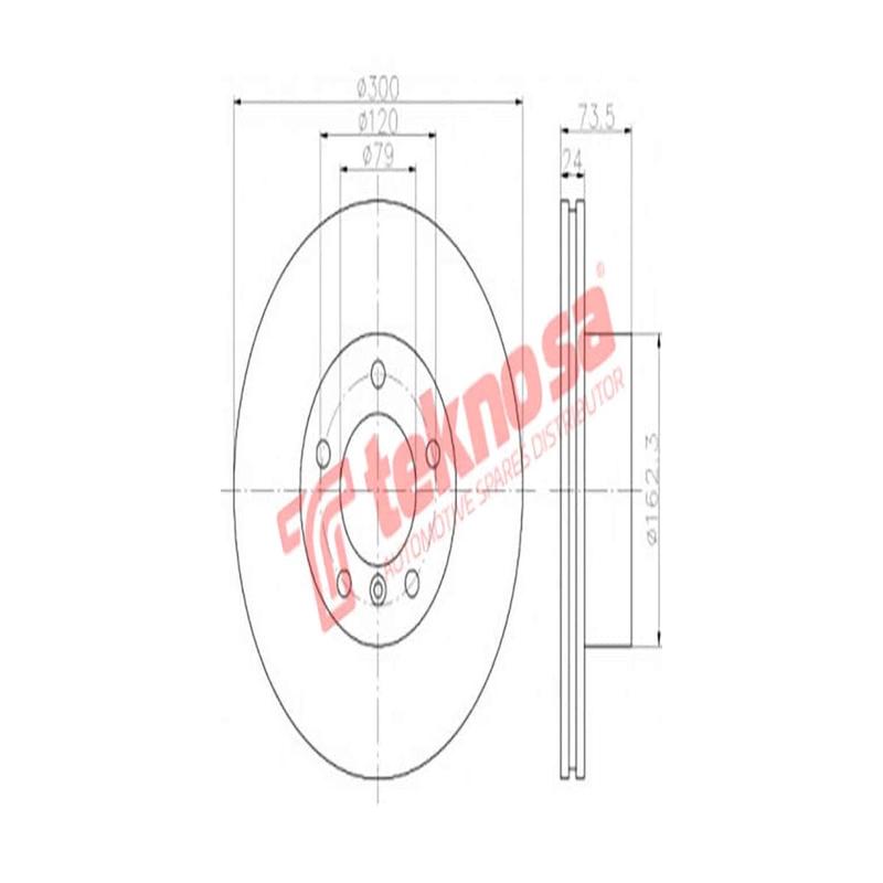 Brake Disc Bmw 1 Series 3 Series Z4 (Front Vented)