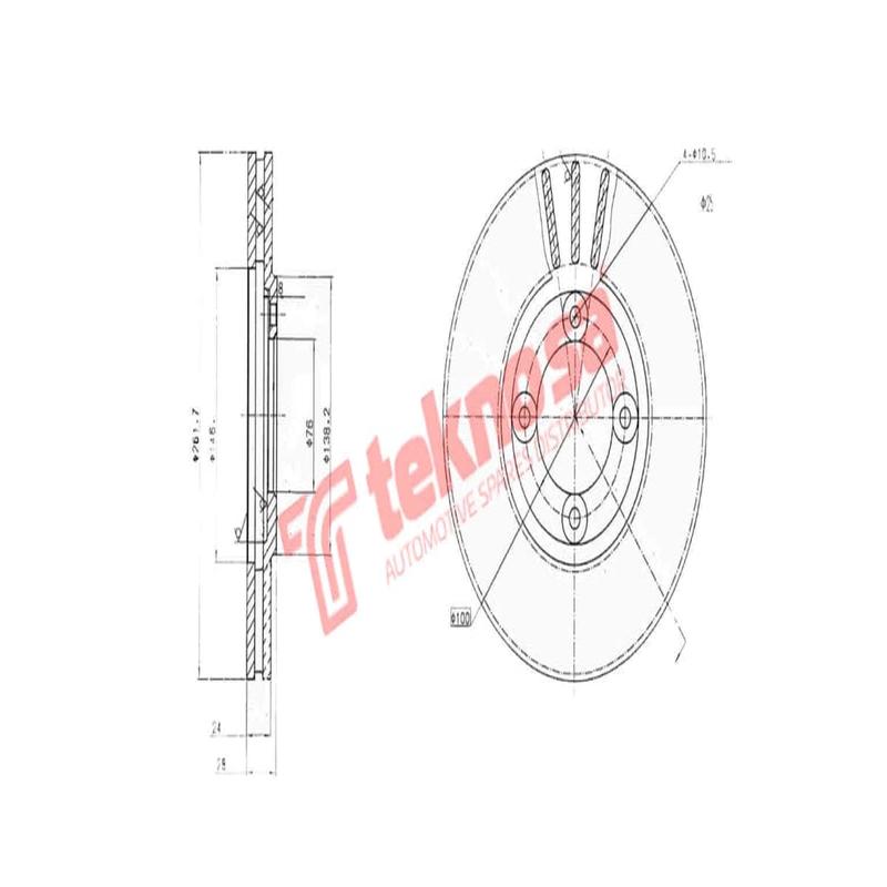 Brake Disc Toyota Cressida 81 87 (Front Vented)