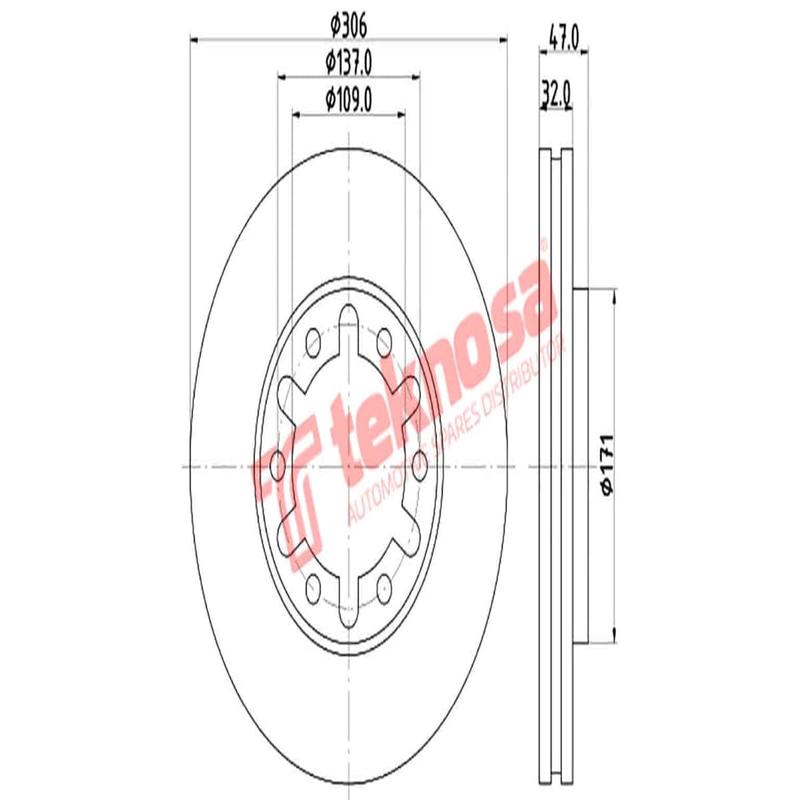 Brake Disc Nissan Patrol (Front Vented)