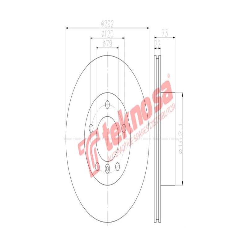 Brake Disc Bmw 1 Series 118 120 E90 05 (Front Vented)