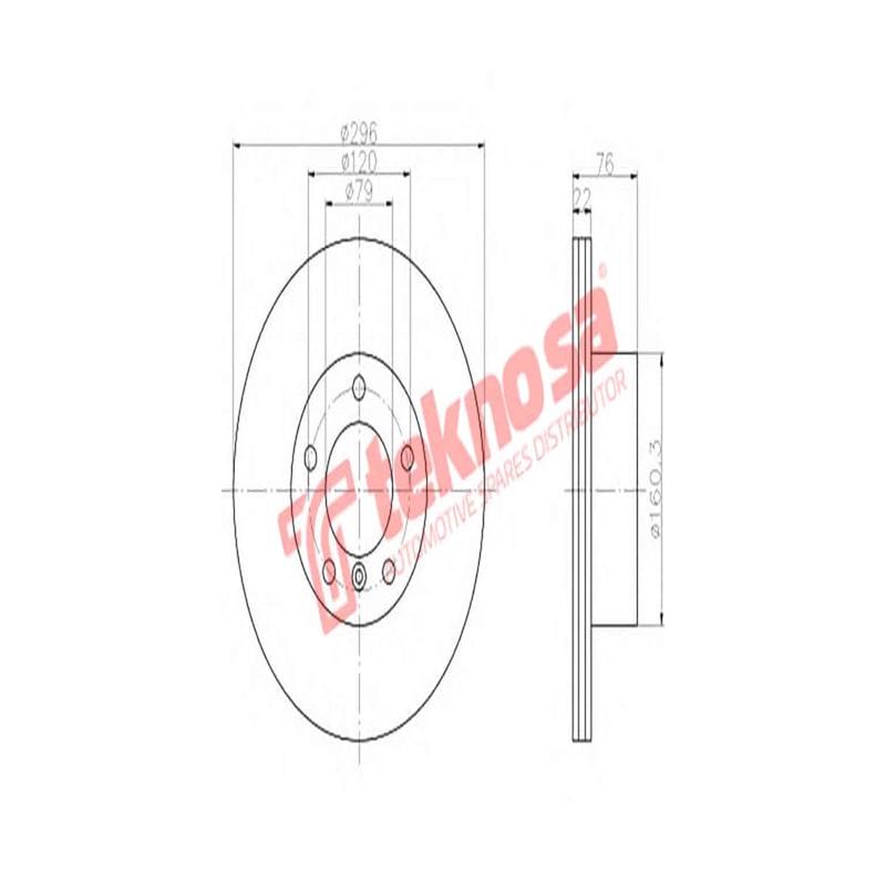 Brake Disc Bmw E39 5 Series (Front Vented)