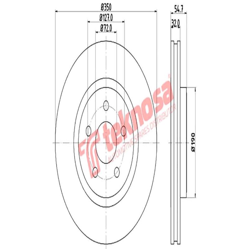 Brake Disc Jeep Grand Cherokee Iv (Front Vented)