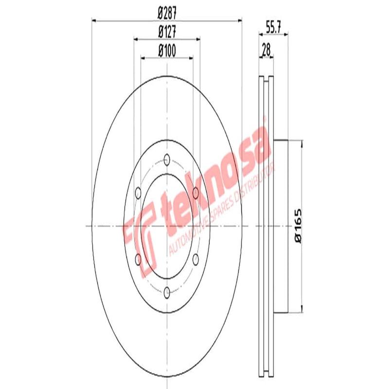 Brake Disc Toyota Dyna