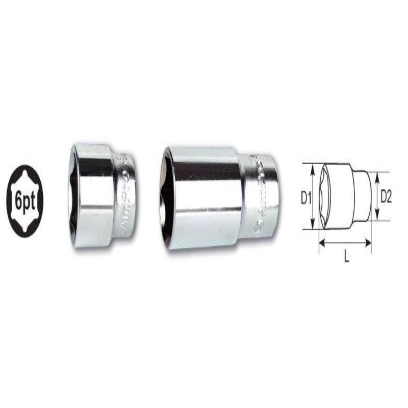 3/8 Drive X 8Mm 6 Point Deep Socket AMPRO T335308