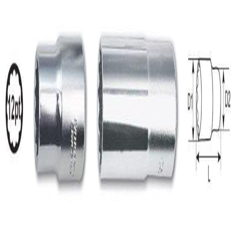 1/2 Drive X 12Mm 12 Point Deep Socket AMPRO T335562
