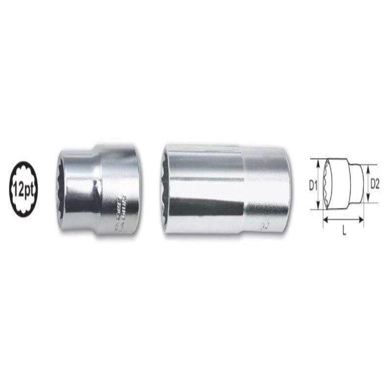 1/2 Drive X 16Mm 12 Point Deep Socket AMPRO T335566