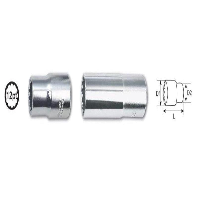 1/2 Drive X 30Mm 12 Point Deep Socket AMPRO T335580