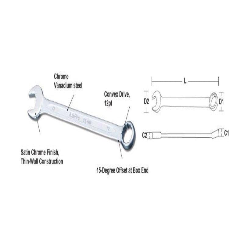 18Mm - Combination Wrench AMPRO T40118