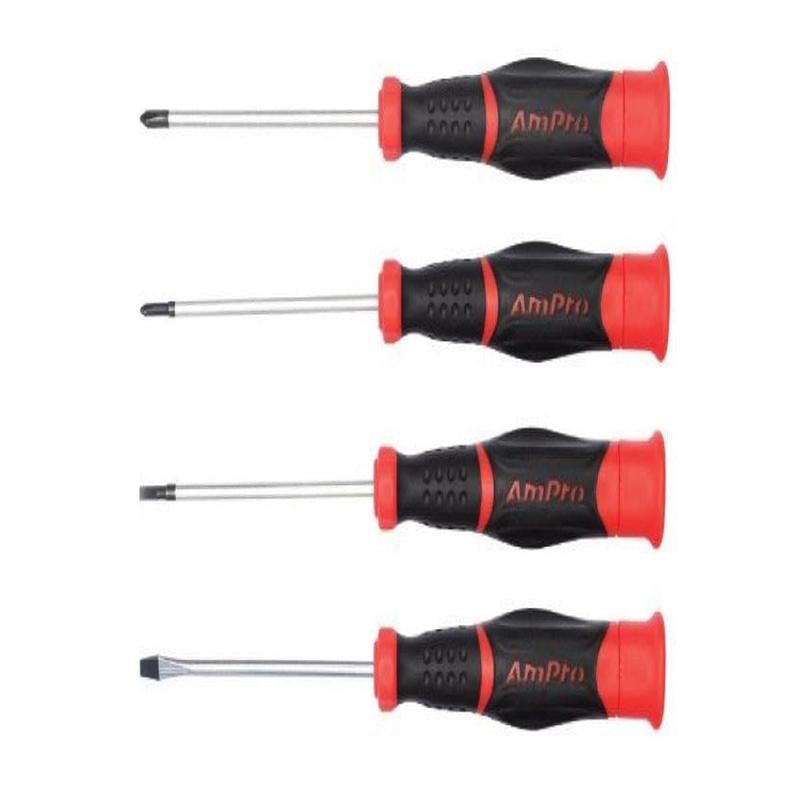 4Pc Precision Screwdriver Set AMPRO T32150