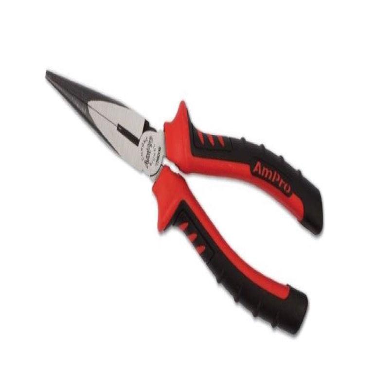 8 (200Mm) High Leverage Long Nose Pliers AMPRO T29008